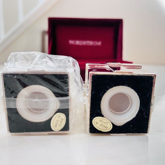 Vintage Nordstrom Silver Plated Salt & Pepper Shakers New - Picture 6 of 11